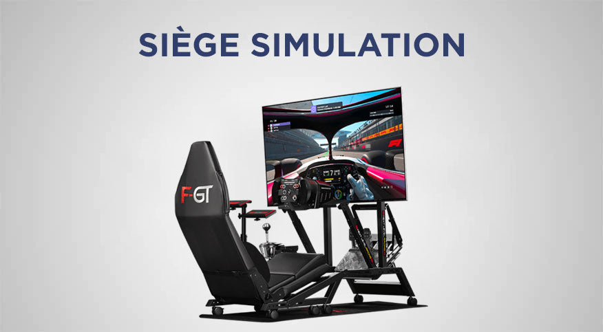 Siège SIMRACING pour Simulateur Course Automobile et Simulation