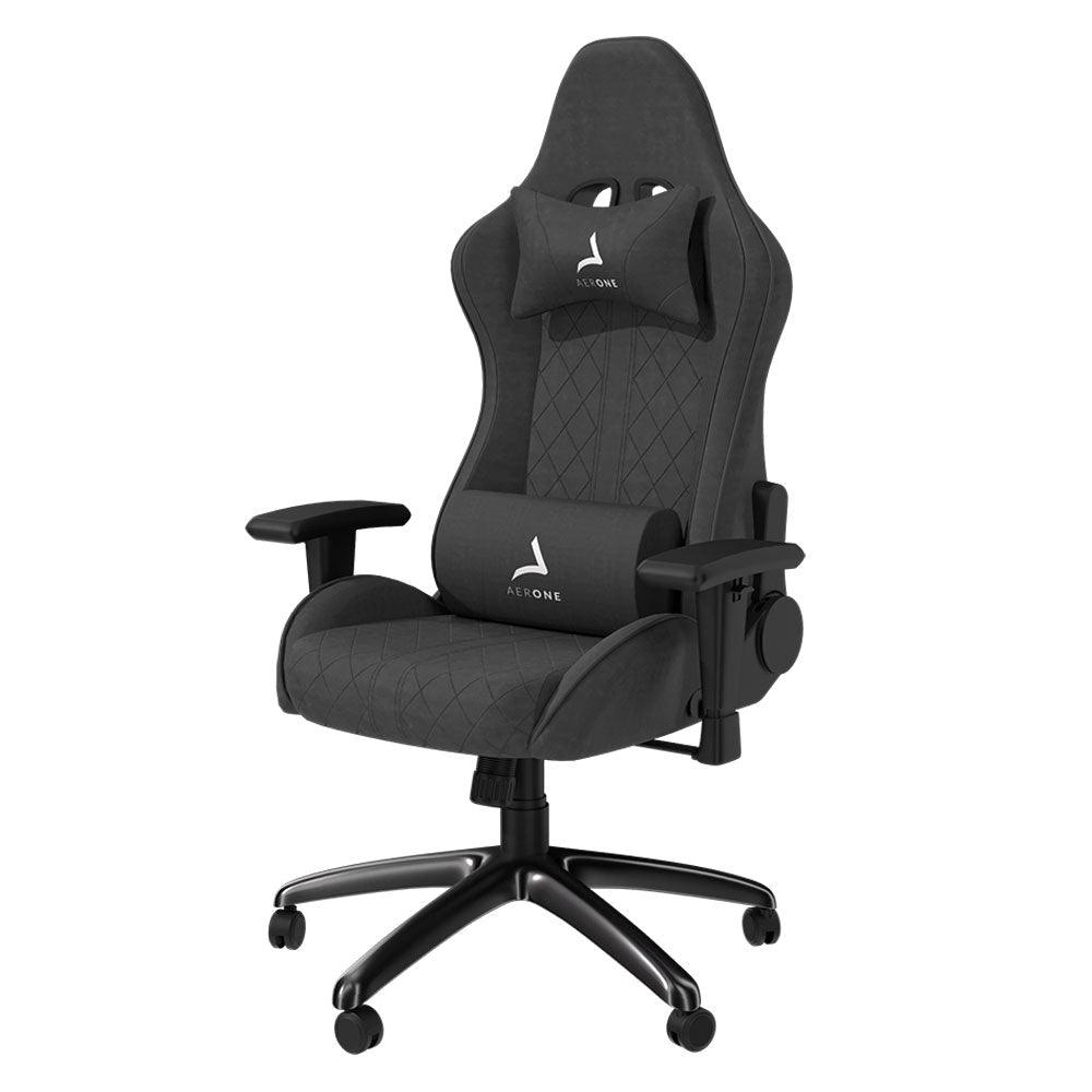 Black fabric gaming chair hot sale