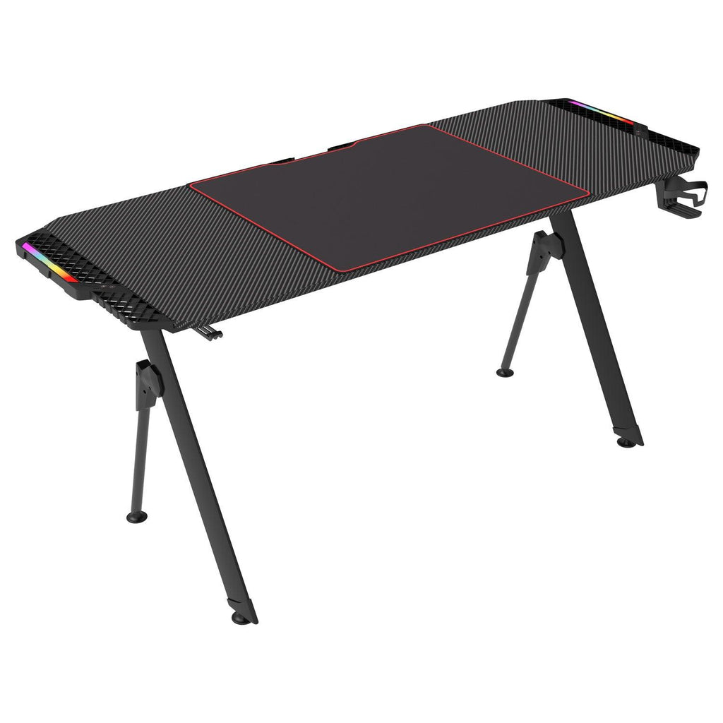 Bureau Gaming Spider XL - Longueur 146 CM avec Tapis XXL